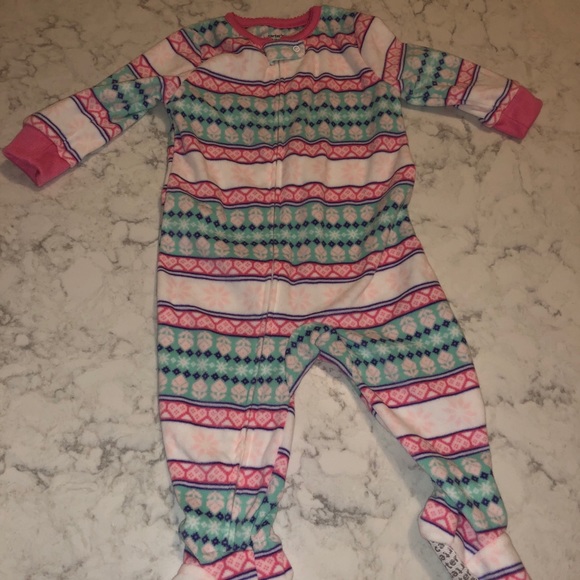 Carter's Pajamas Carters Pajama Footed Zipper Onesie Poshmark